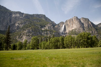 Broad View of Yosemite Falls